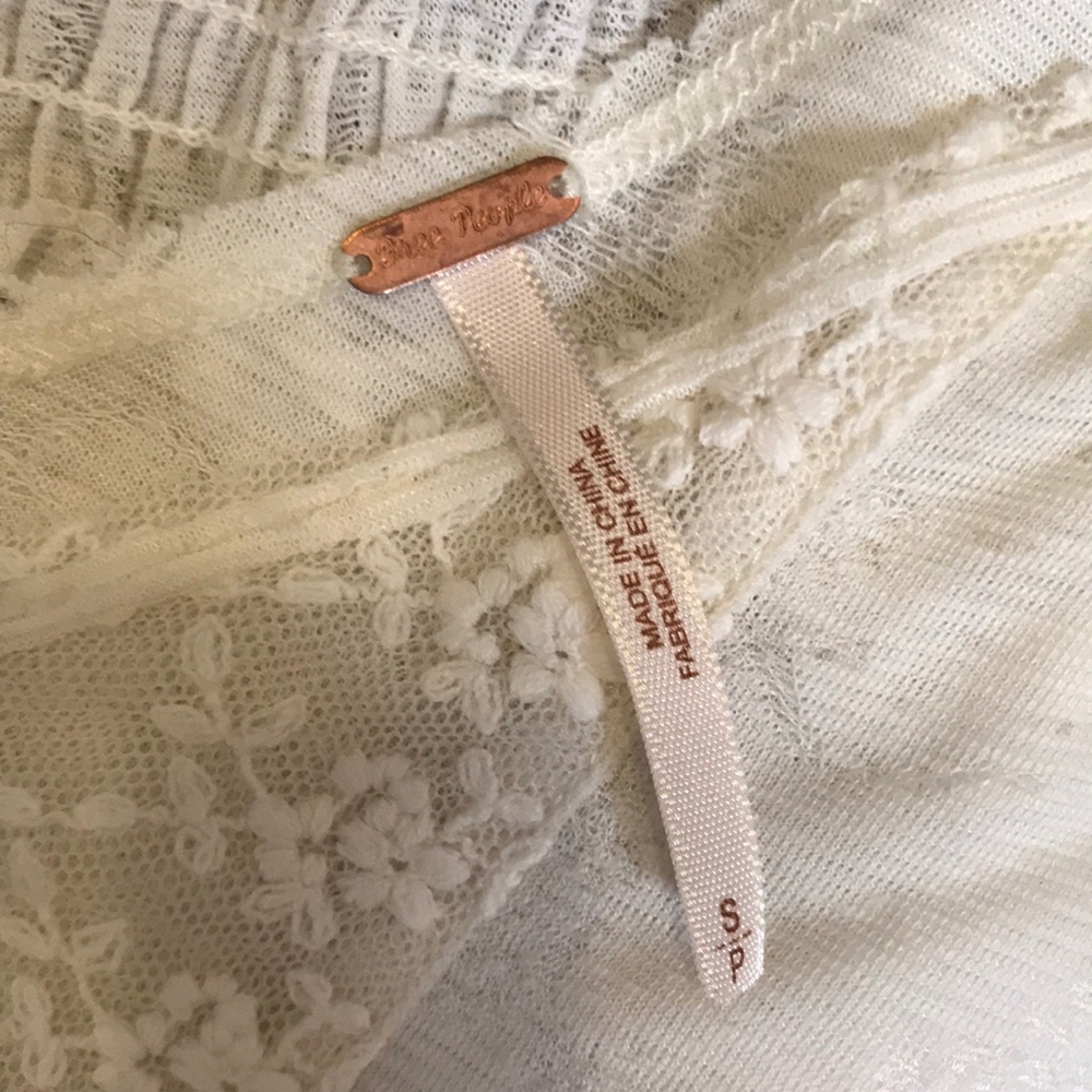 Free People Boho Lace Front Top - Picture 11 of 11